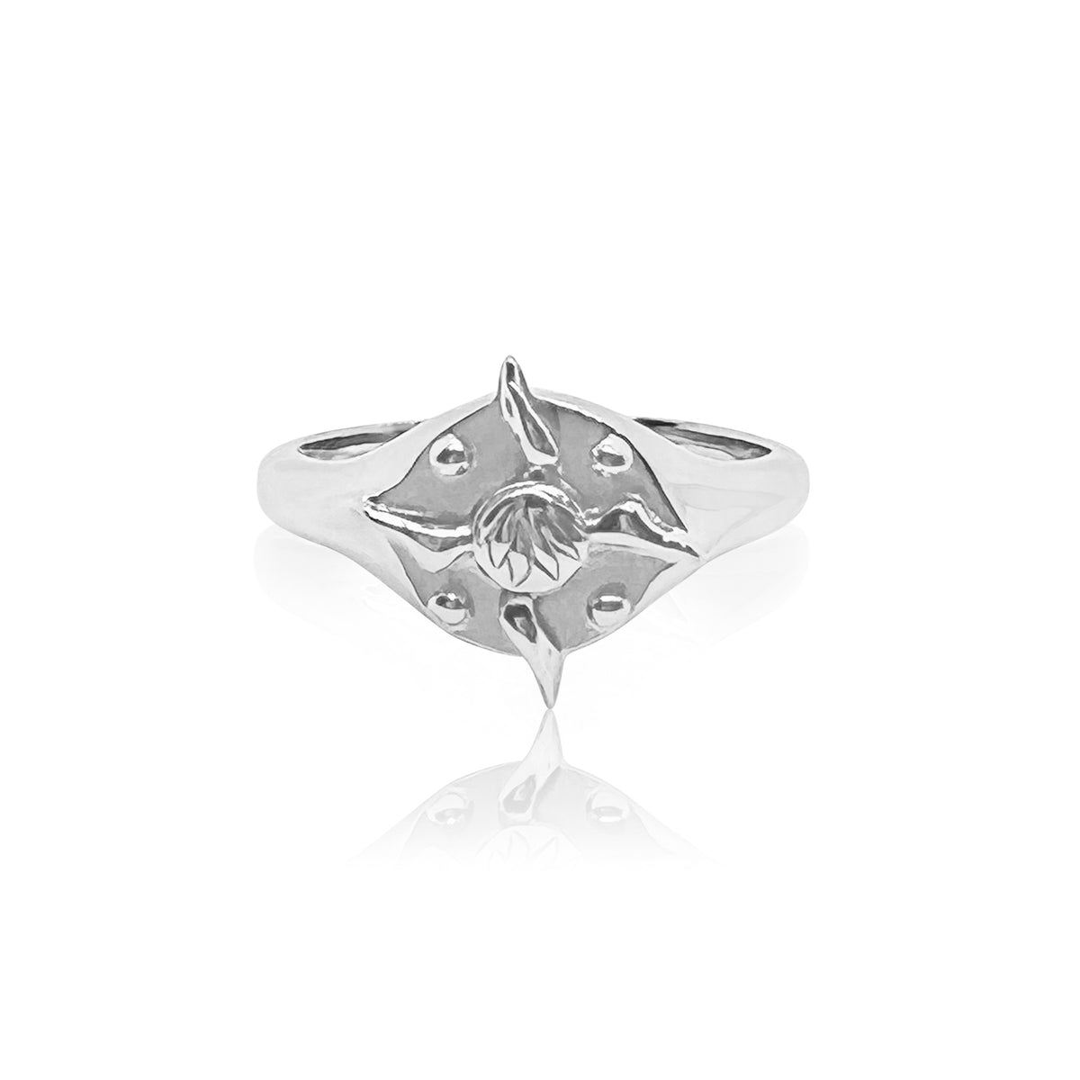Pathway Signet Ring Silver