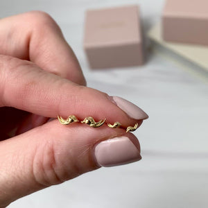 gold vermeil womens earrings