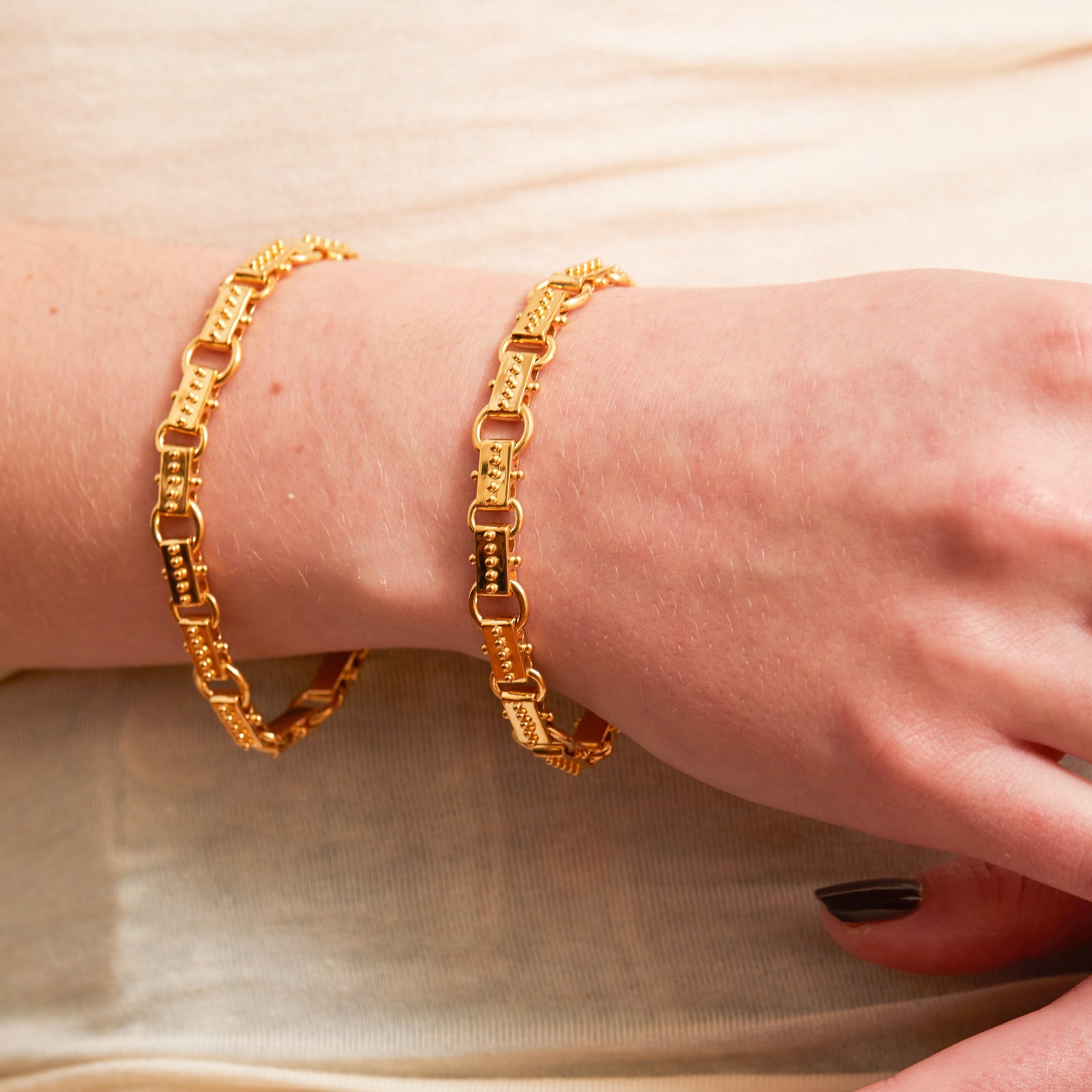 Modern Gold Vermeil and Silver Bracelets - Shop Lausanne 