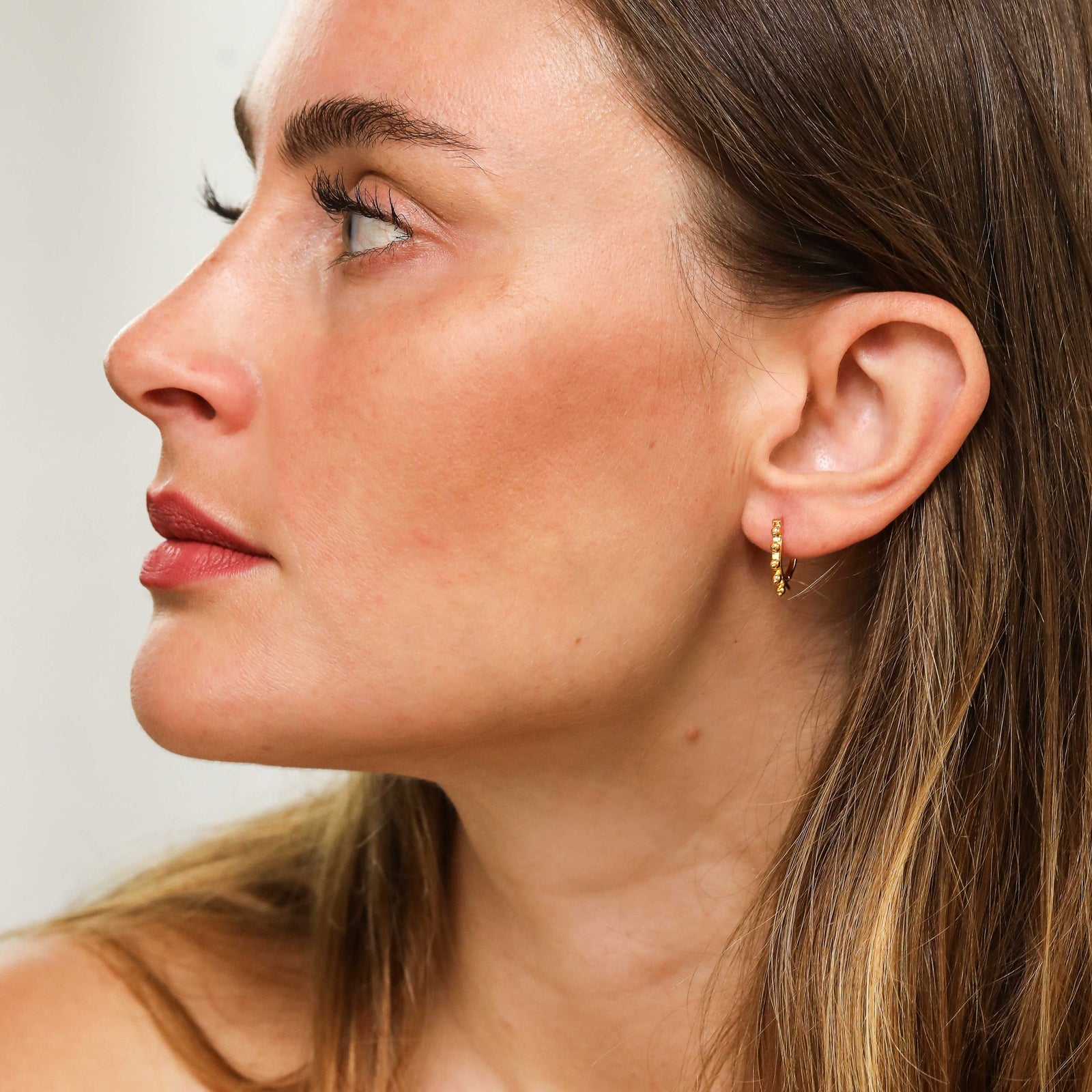 gold vermeil earrings huggies