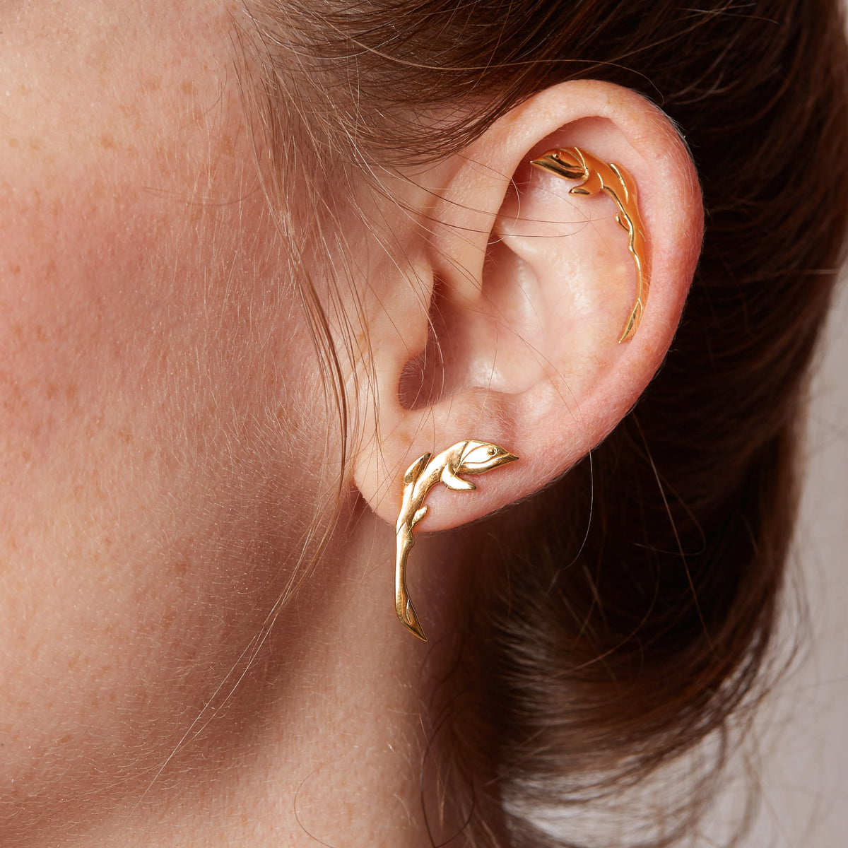 small batch gold vermeil earrings
