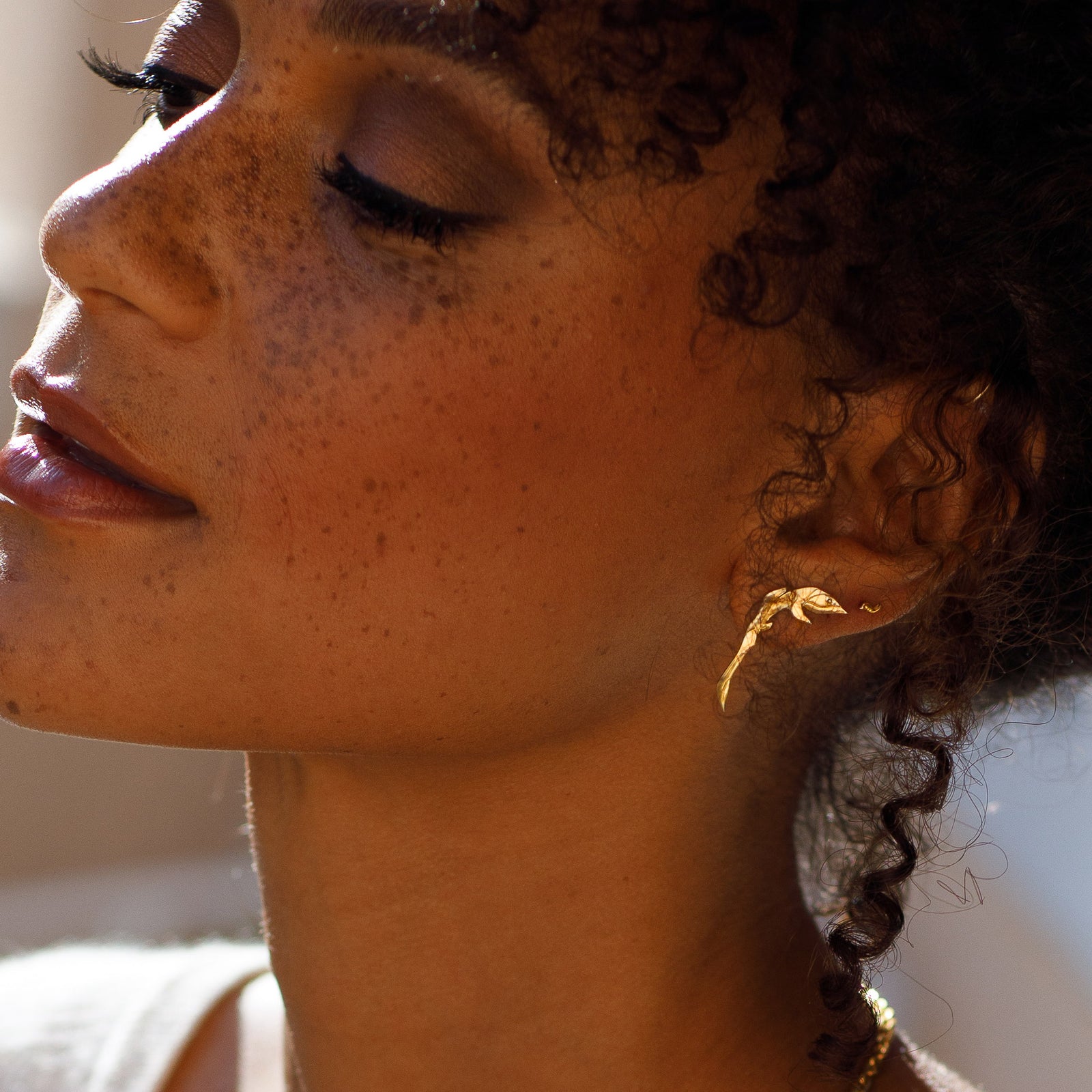 gold vermeil earrings