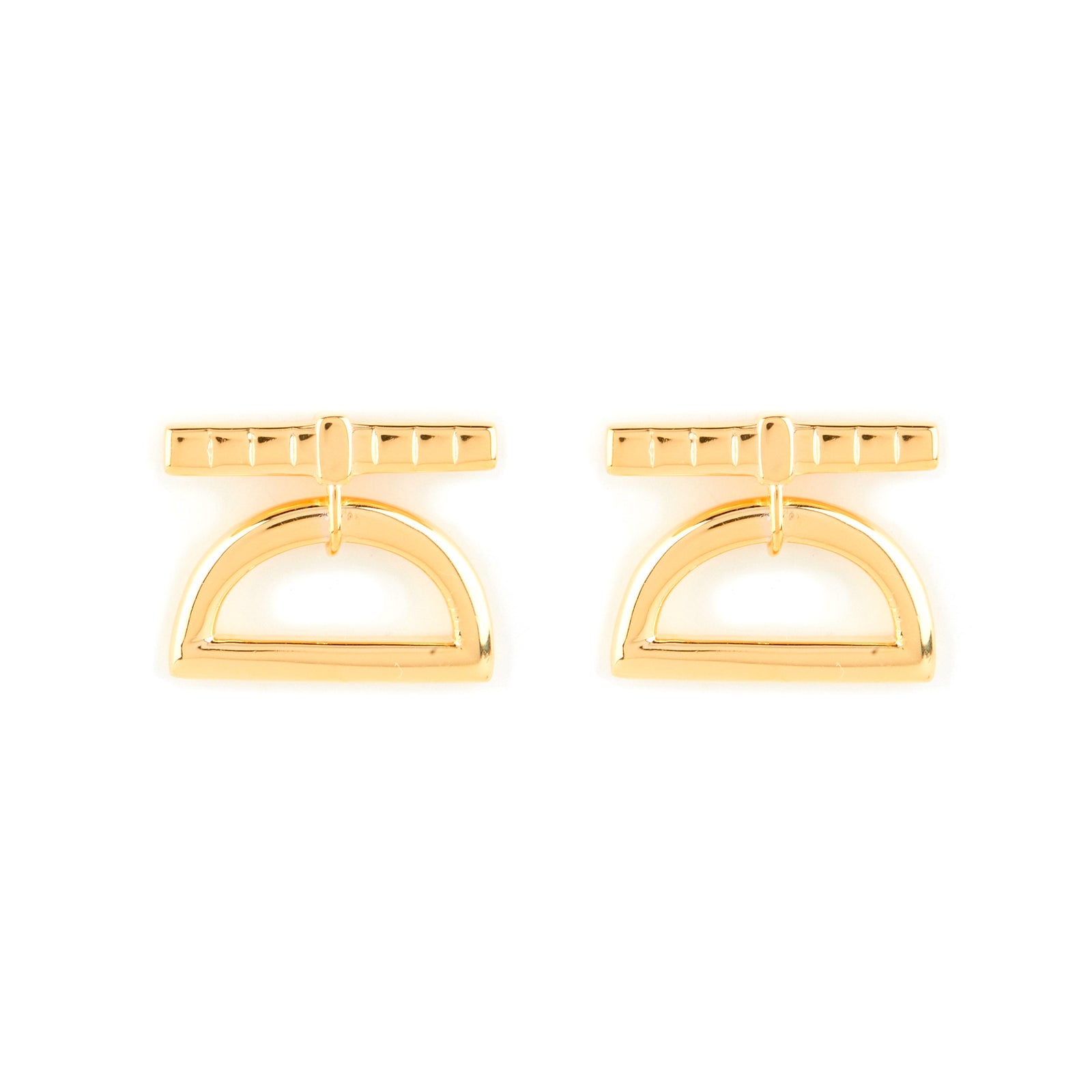gold vermeil stud earrings