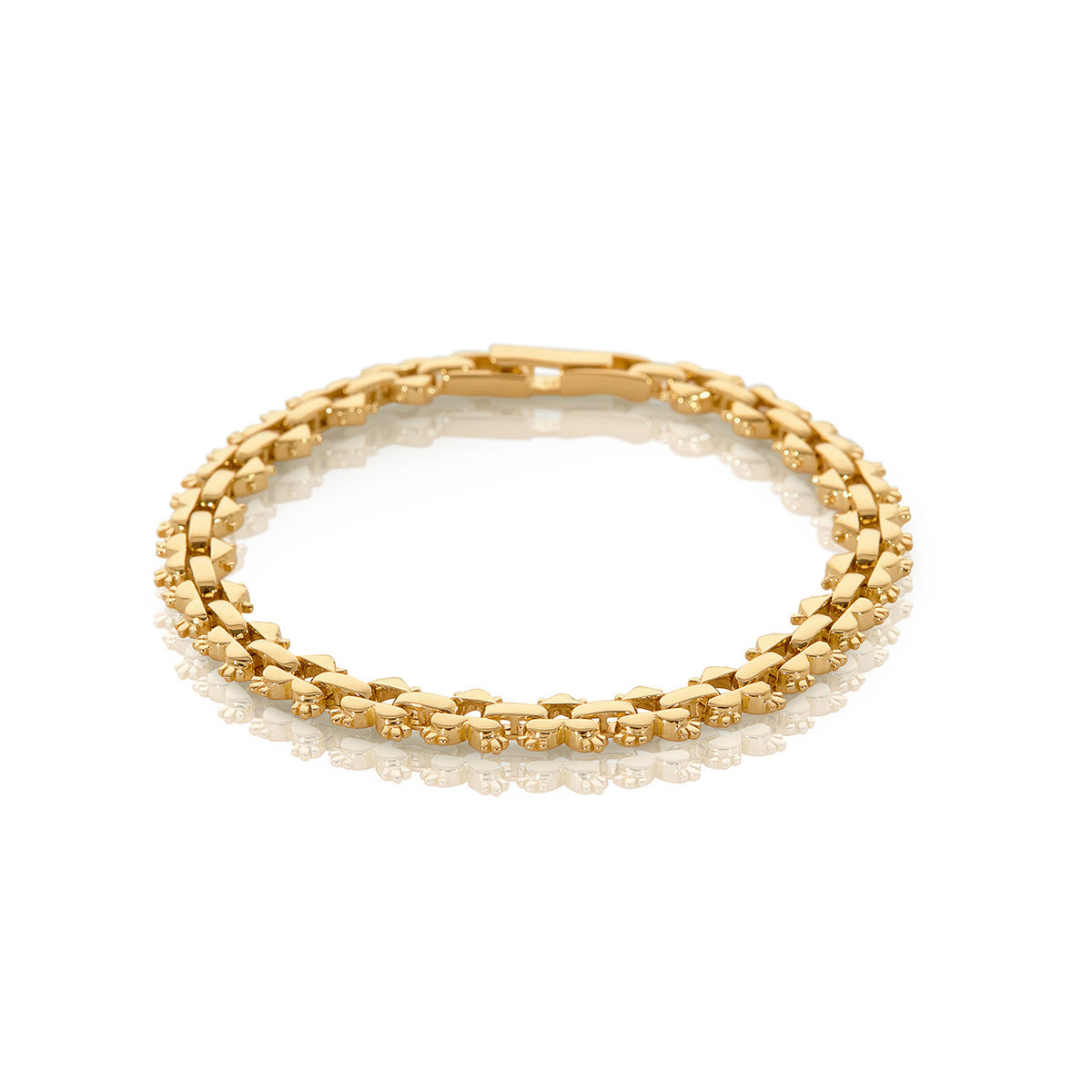 heart throb gold vermeil bracelet