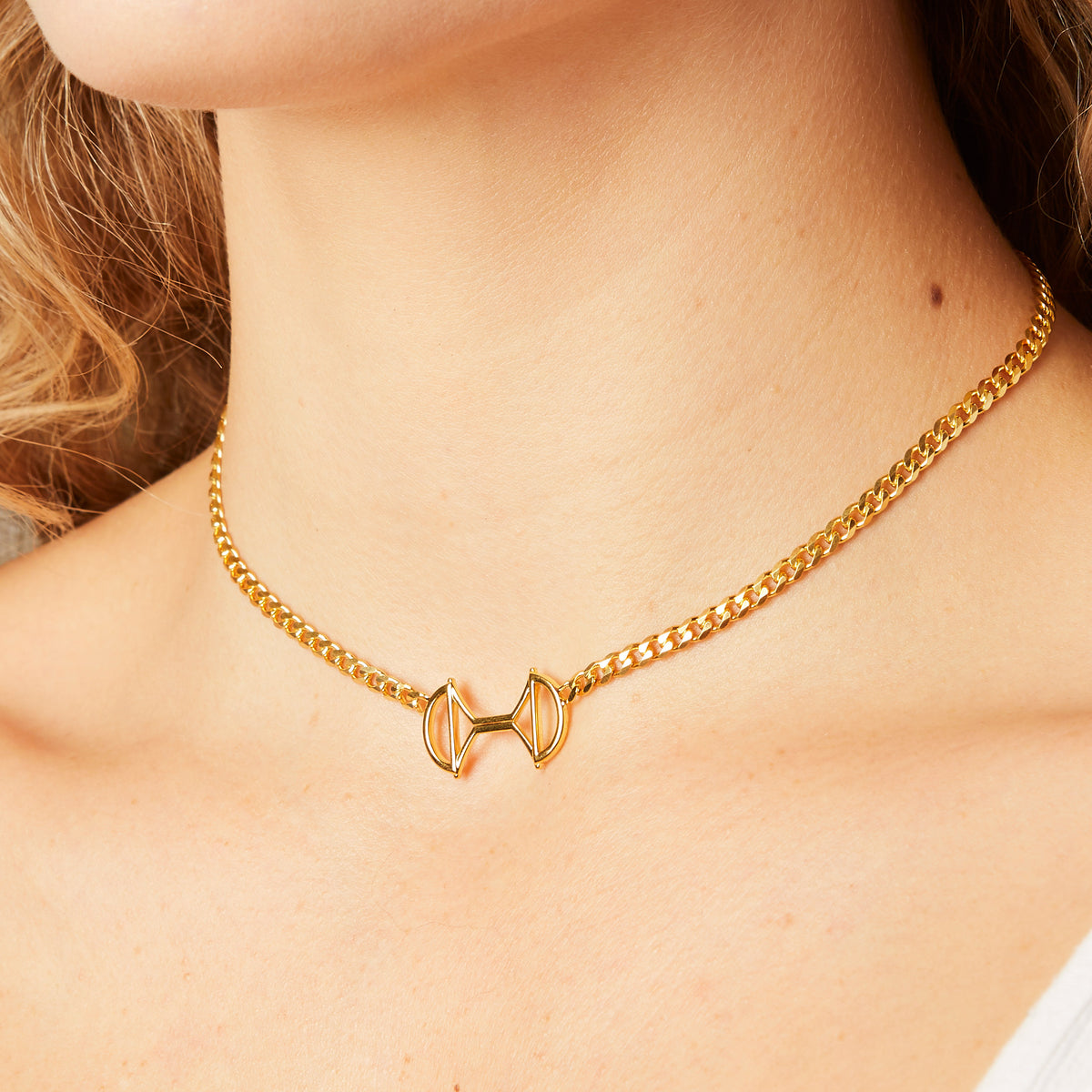 necklace in gold vermeil