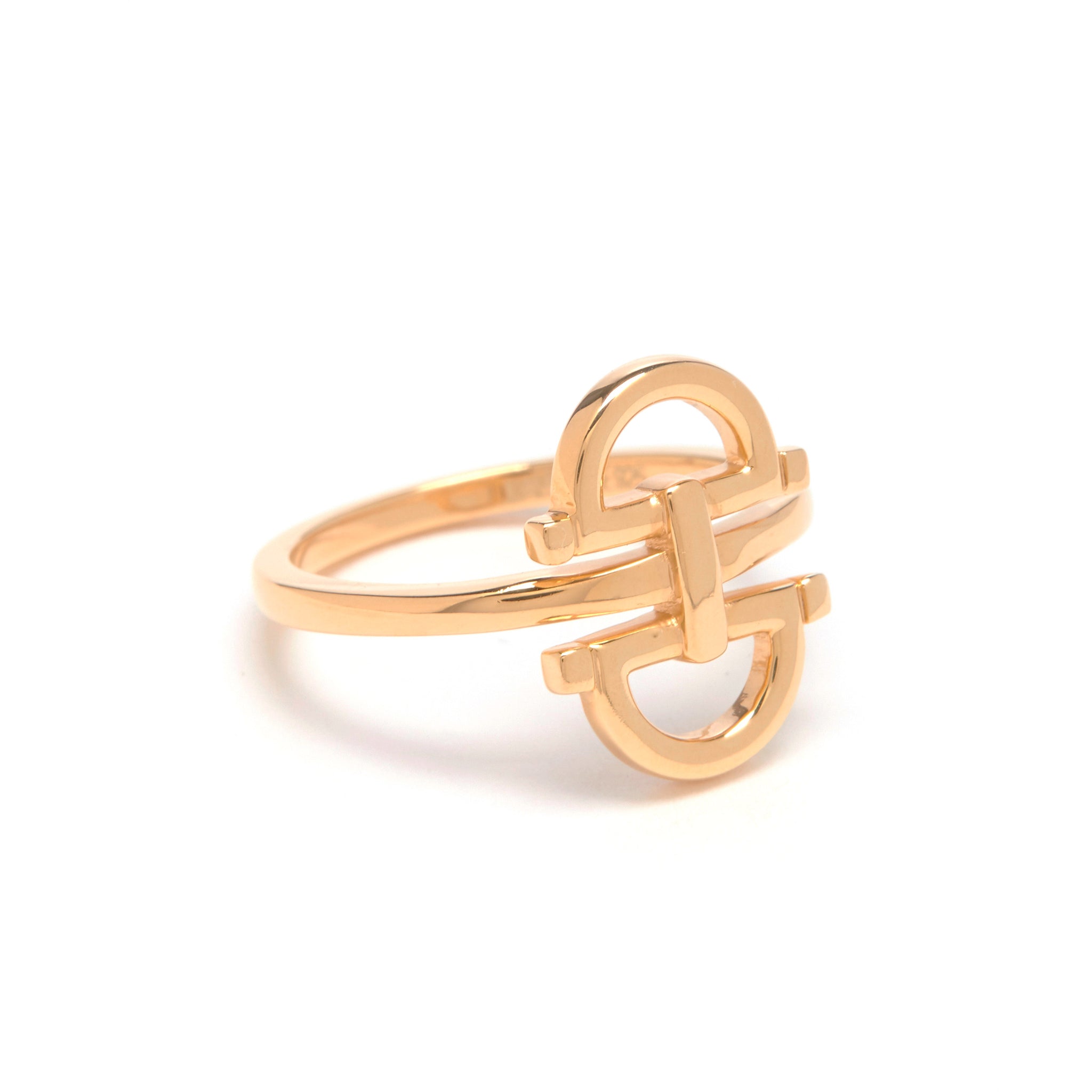 14k Gold Vermeil Lock Link Ring - Shop Lausanne Modern Jewelry ...