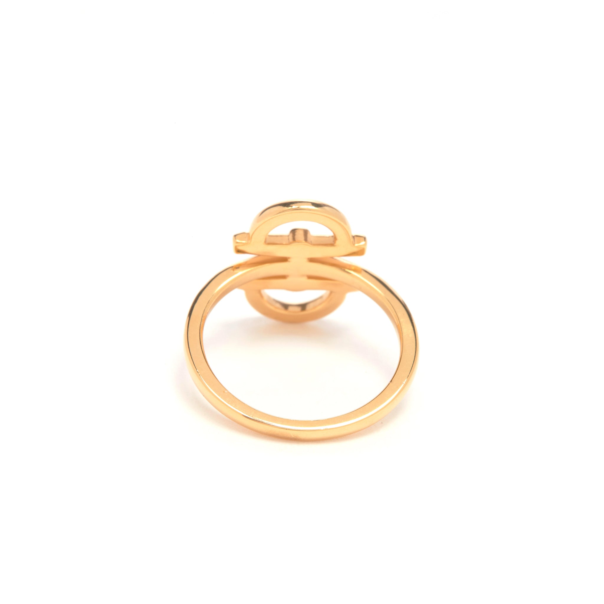 14k Gold Vermeil Lock Link Ring - Shop Lausanne Modern Jewelry ...