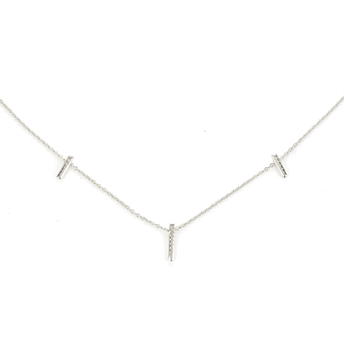 delicate sterling silver necklace