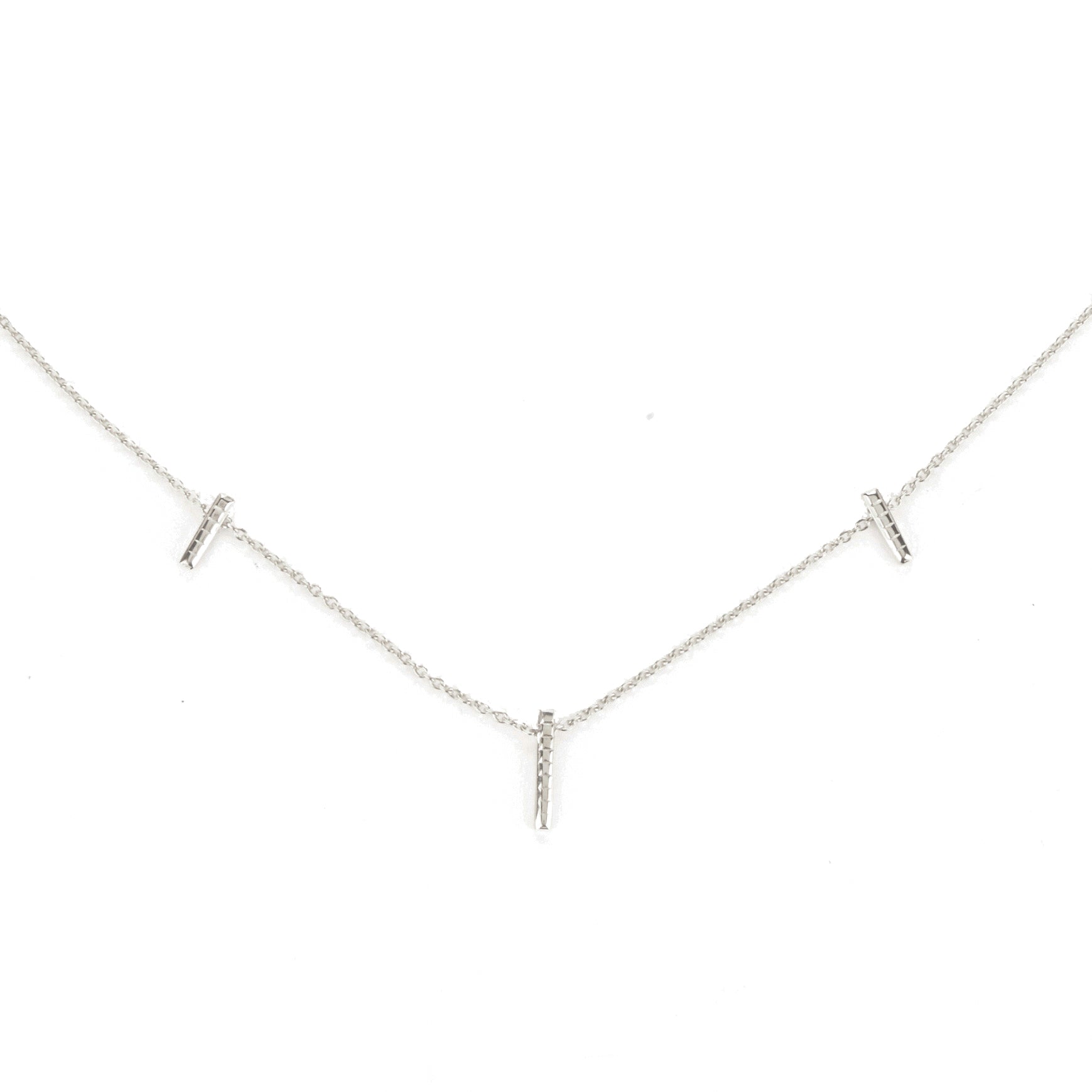 delicate sterling silver necklace