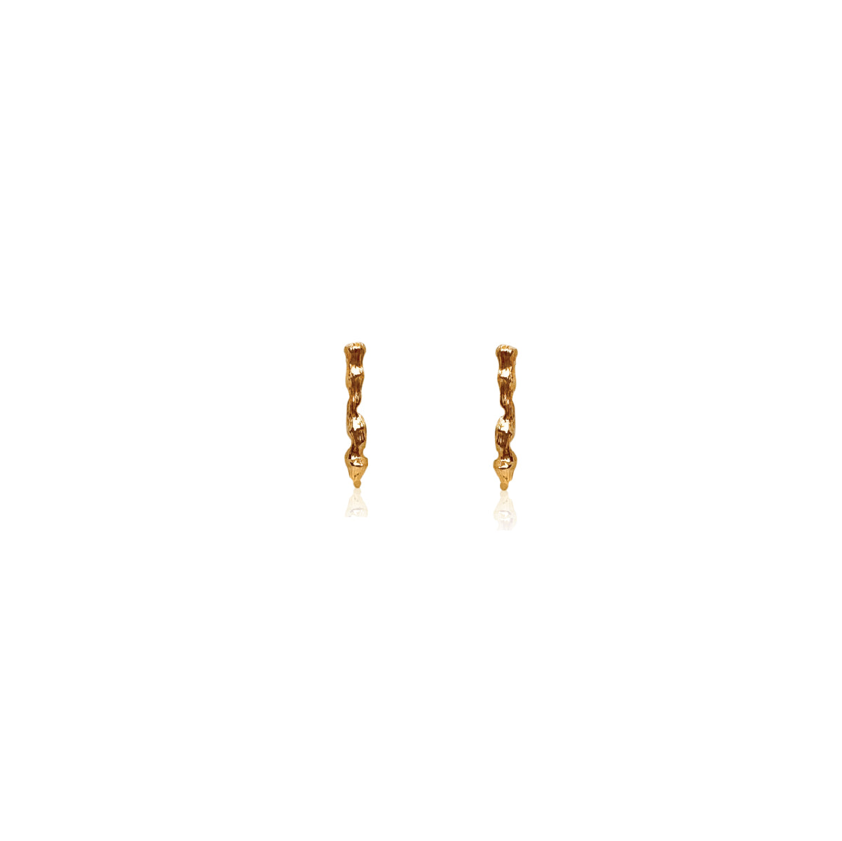 gold vermeil stud earrings